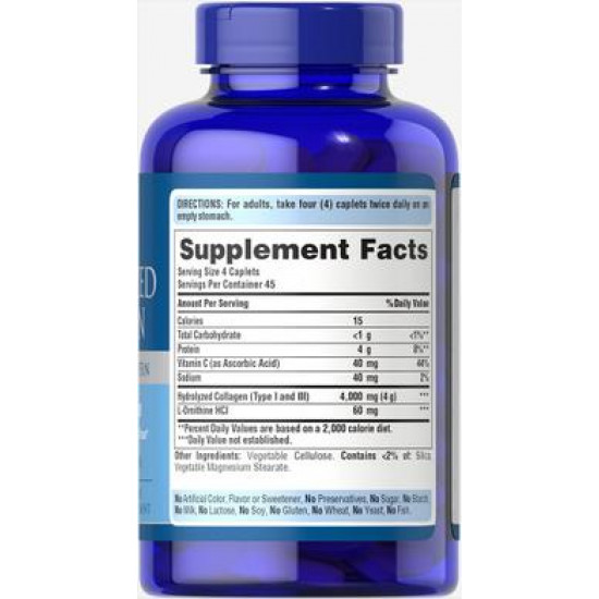 Коллаген, Hydrolyzed Collagen, Puritan's Pride, гидролизованный, 1000 мг, 180 таблеток, 31643
Коллаген, Hydrolyzed Collagen, Puritan's Pride, гидролизованный, 1000 мг, 180 таблеток, 31643
