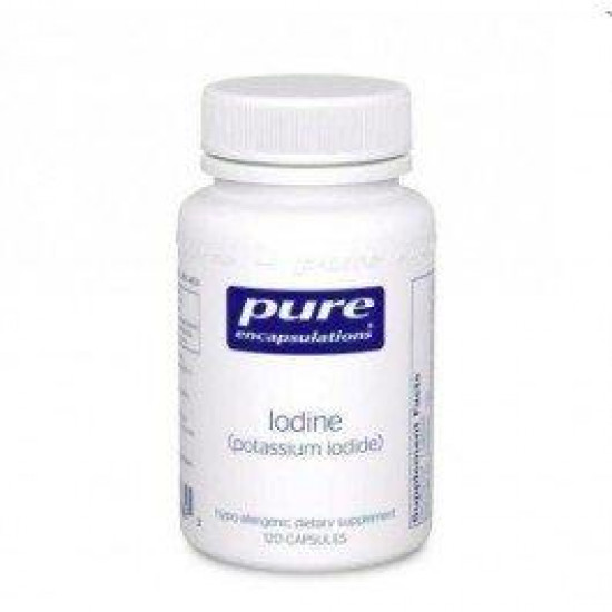 Йод (йодид калия), Iodine (potassium iodide), Pure Encapsulations, 120 капсул, 31670
Йод (йодид калия), Iodine (potassium iodide), Pure Encapsulations, 120 капсул, 31670