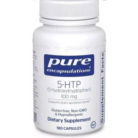 5-HTP (5-Гідрокситриптофан), Pure Encapsulations, 100 мг, 180 капсул, 33071 5-HTP (5-Гідрокситриптофан), Pure Encapsulations, 100 мг, 180 капсул, 33071