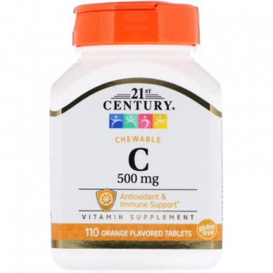 Витамин С, Vitamin C, 21st Century, 250 мг, 110 таблеток, 33171
Витамин С, Vitamin C, 21st Century, 250 мг, 110 таблеток, 33171