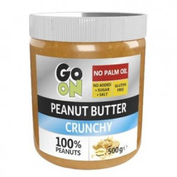 Арахисовая паста Peanut butter crunchy, GoOn Nutrition, 500 г (стекло), z03170
  