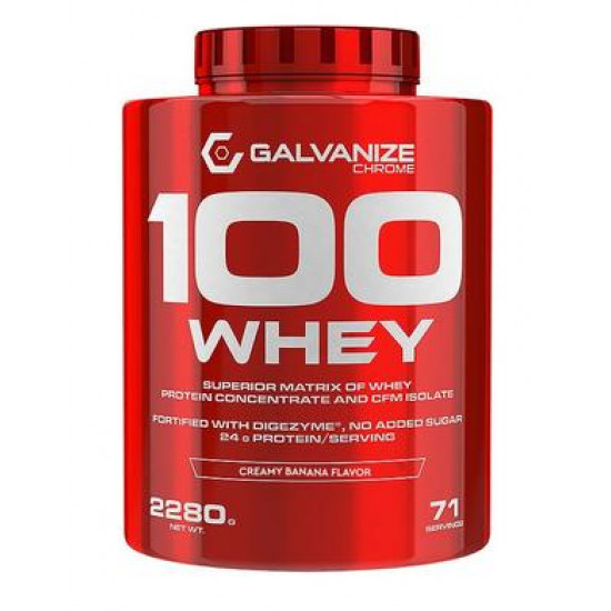 Протеїн, 100 whey, Galvanize Chrome, смак крем-банан, 2280 г, Z05605
Протеїн, 100 whey, Galvanize Chrome, смак крем-банан, 2280 г, Z05605