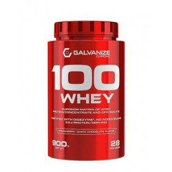 Протеїн, 100 whey, Galvanize Chrome, смак полуниці-білий шоколад, 900 г, Z05615
 