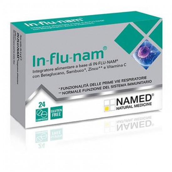 Комплекс для иммунитета, In-flu-nam, NAMED, 24 таблетки, Z08533
Комплекс для иммунитета, In-flu-nam, NAMED, 24 таблетки, Z08533