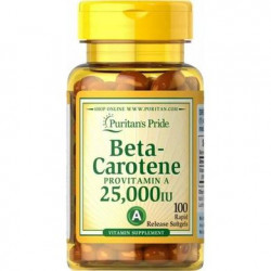 Beta Carotene (Vitamin A), Beta-Carotene, Swanson, 10000 IU (3000 mcg), 100 Softgels, Z07787
 