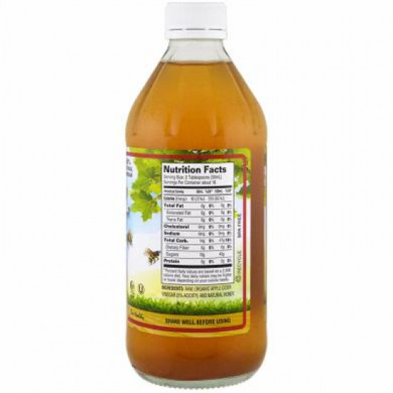 Яблучний оцет, Apple Cider, Dynamic Health Laboratories, органік, 473 мл, Z09548 Яблучний оцет, Apple Cider, Dynamic Health Laboratories, органік, 473 мл, Z09548