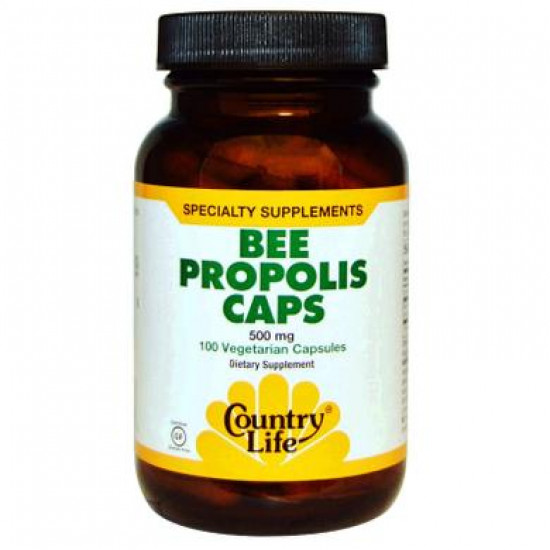 Прополис, Bee Propolis, Country Life, 500 мг, 100 капсул, 8864
Прополис, Bee Propolis, Country Life, 500 мг, 100 капсул, 8864