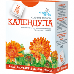 Фіточай Organic Herbs Календула фільтр-пакети, 1, ФітоБіоТехнології, 5г №20, 28899 