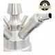 Кальян Amy DeLuxe SS 08 R Hammer Steel - цвет зеленый Кальян Amy DeLuxe SS 08 R Hammer Steel - цвет зеленый