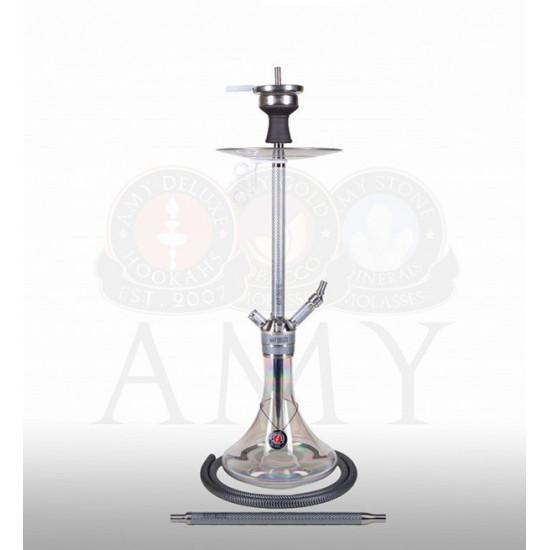 Кальян Amy Deluxe SS 21.01R Carbonica Force R - цвет сталь-прозрачный Кальян Amy Deluxe SS 21.01R Carbonica Force R - цвет сталь-прозрачный
