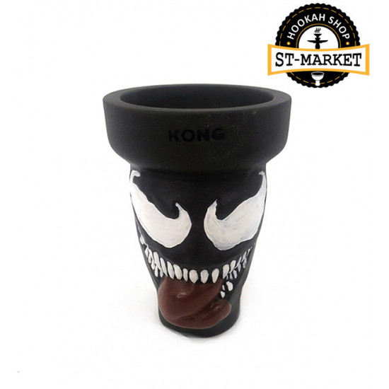 Чаша для кальяну Kong VENOM EDITION + GLASE (Конг Карнаг Едішн + Гліс ) Чаша для кальяну Kong VENOM EDITION + GLASE (Конг Карнаг Едішн + Гліс )