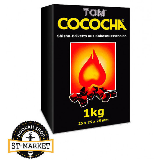 Вугілля кокосове Tom Cococha Yellow 1кг (том кокоча елоу 1 кг) Вугілля кокосове Tom Cococha Yellow 1кг (том кокоча елоу 1 кг)