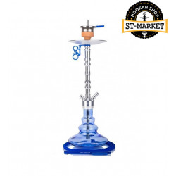 Hookah to Am Deluxe 070.01 Alu Zulu - color steel - blue
