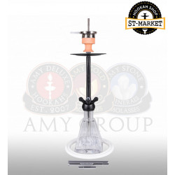 Hookah Amy Deluxe (039) Aero-X Click - black-white