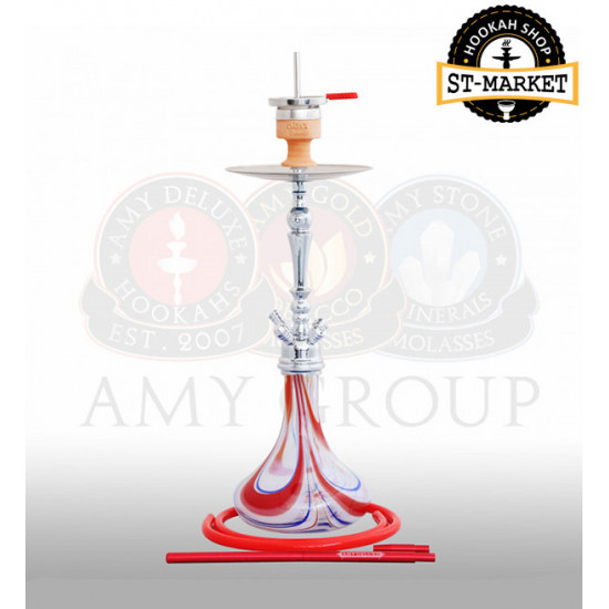 Кальян Amy DeLuxe (057) Globe - колір червоний Кальян Amy DeLuxe (057) Globe - колір червоний