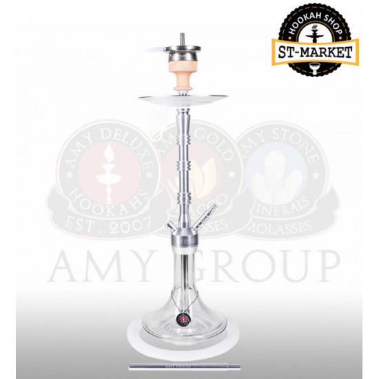 Кальян Amy Deluxe 069.01 Alu Lima - колір срібло Кальян Amy Deluxe 069.01 Alu Lima - колір срібло