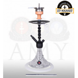 Кальян Amy Deluxe 072.02 Alu Antique Berry S - цвет белый