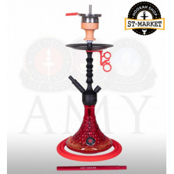 Кальян Amy Deluxe 072.02 Alu Antique Berry S - цвет красный