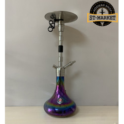 Кальян Amy DeLuxe SS 06 R Dark Steel Plus - цвет черный