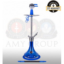 Hookah Amy DeLuxe SS 09 Plus Stick Steel - blue