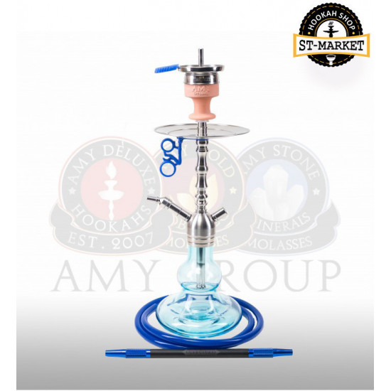 Кальян Amy Deluxe SS 15.02 Middle Tango - колір синій Кальян Amy Deluxe SS 15.02 Middle Tango - колір синій
