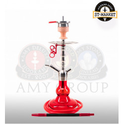 Кальян Amy Deluxe SS 15.02 Middle Tango - колір червоний