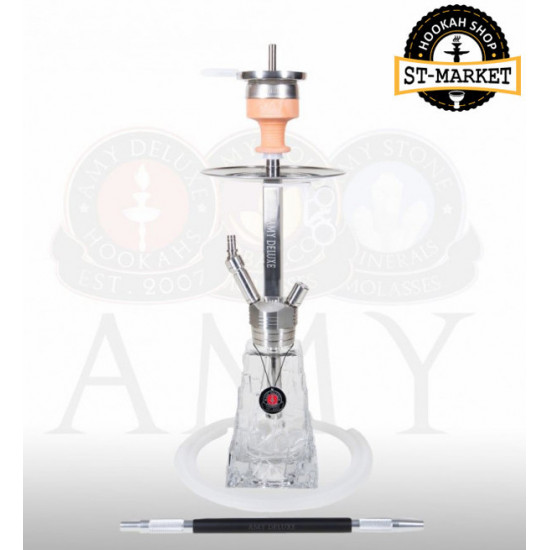 Кальян Amy Deluxe SS 18.02 Crystalica - цвет белый Кальян Amy Deluxe SS 18.02 Crystalica - цвет белый