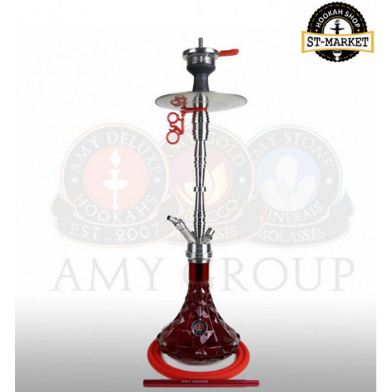 Кальян Amy Deluxe SS 20.01 Trilliant - колір червоний Кальян Amy Deluxe SS 20.01 Trilliant - колір червоний