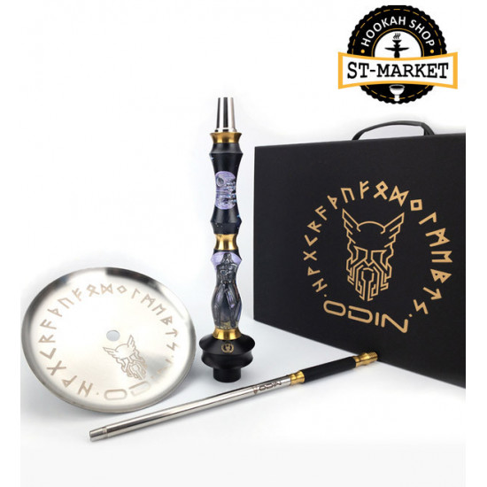 Шахта для кальяна Sunpipe Odin Art - цвет черный-серебро Шахта для кальяна Sunpipe Odin Art - цвет черный-серебро
