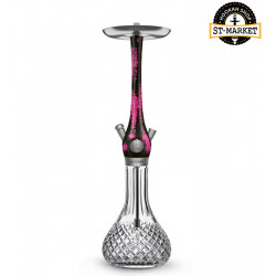 Кальян Wookah Black Pink Crystal Check (вука блэк пинк кристал чек)