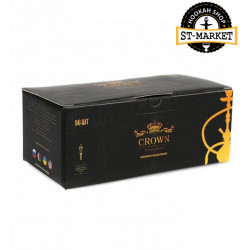 Кокосовый уголь Crown (кубик 22 мм), 1кг