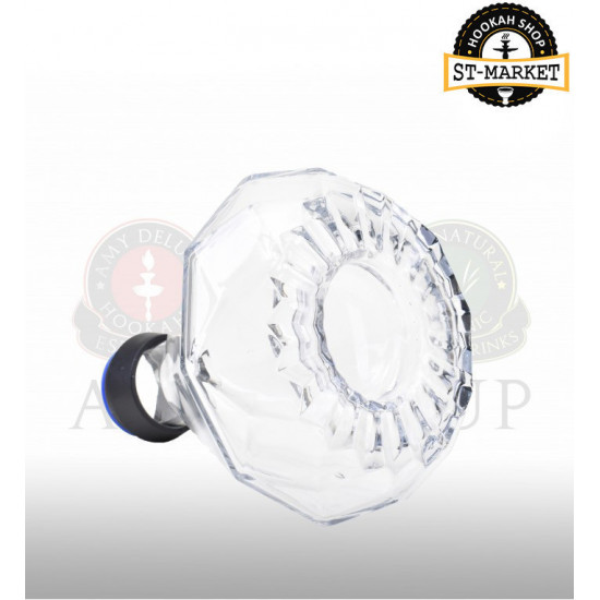 Кальян Amy Deluxe 063 Alu Diamond - колір чорний Кальян Amy Deluxe 063 Alu Diamond - колір чорний