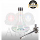 Hookah Amy DeLuxe SS 05 R Feather Steel Plus - transparent color Hookah Amy DeLuxe SS 05 R Feather Steel Plus - transparent color