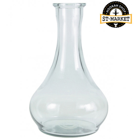 Flask for hookah Drop (Drop) - transparent color Flask for hookah Drop (Drop) - transparent color