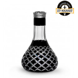 Flask for a hookah of Wookah Crystal Check Black Click (Christal's vuk the check of black cliques)
