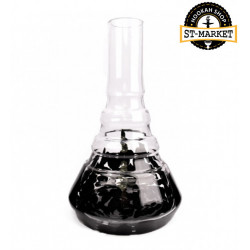 Flask for a hookah of Kaya 630 CE (universal) - color transparent