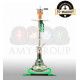 Hookah Amy DeLuxe SS 08 R Hammer Steel - blue Hookah Amy DeLuxe SS 08 R Hammer Steel - blue