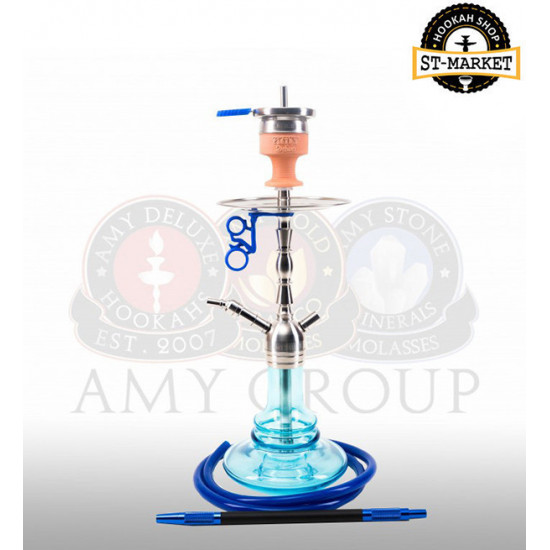 Hookah Amy Deluxe SS 14 Little Lulu - blue Hookah Amy Deluxe SS 14 Little Lulu - blue