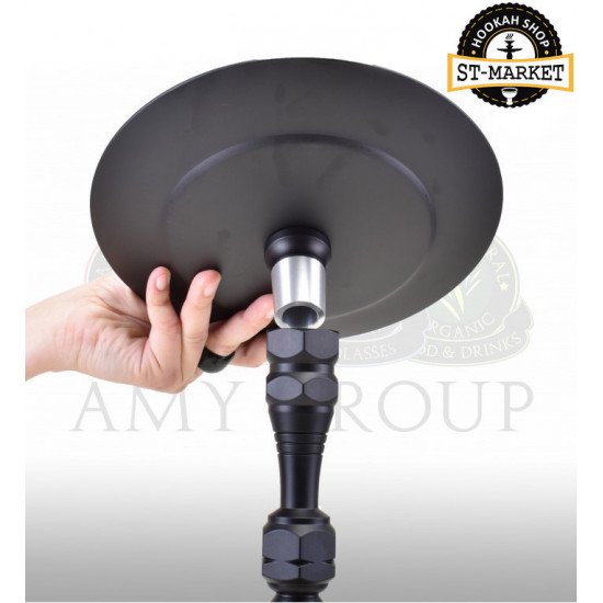Кальян Amy Deluxe 063 Alu Diamond - колір чорний Кальян Amy Deluxe 063 Alu Diamond - колір чорний