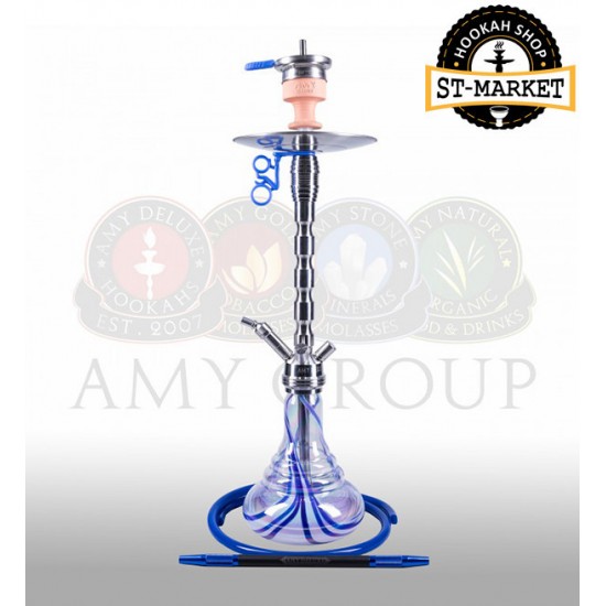 Кальян Amy DeLuxe SS 02 R Style Street Plus - колір синій Кальян Amy DeLuxe SS 02 R Style Street Plus - колір синій