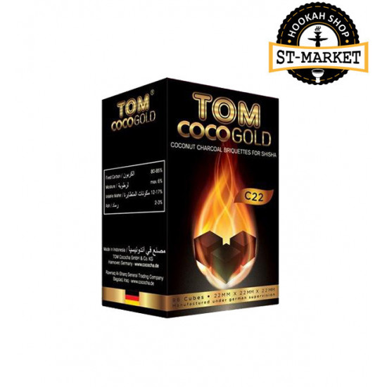 Вугілля для кальяну Tom Cococha C 22 Вугілля для кальяну Tom Cococha C 22