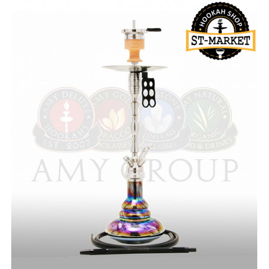Кальян Amy DeLuxe SS 08 R Hammer Steel - цвет черный Кальян Amy DeLuxe SS 08 R Hammer Steel - цвет черный