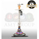 Кальян Amy DeLuxe SS 08 R Hammer Steel - цвет черный Кальян Amy DeLuxe SS 08 R Hammer Steel - цвет черный