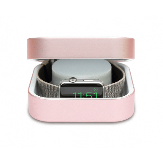 Amber Apple Watch Charging Case & Power Bank Rose Gold 3 800 mAh Amber Apple Watch Charging Case & Power Bank Rose Gold 3 800 mAh