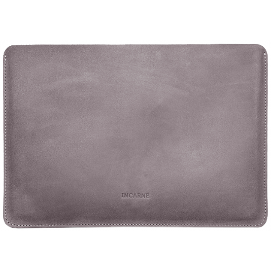 INCARNE NEW GAMMA Handmade Leather Case for MacBook Pro 14 (2021) - Gray INCARNE NEW GAMMA Handmade Leather Case for MacBook Pro 14 (2021) - Gray