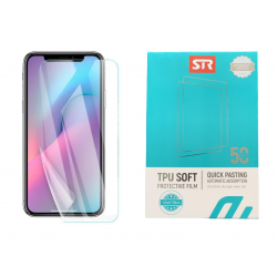 Гидрогелевая пленка на экран STR Front Full для iPhone SE (2020) - Прозрачная