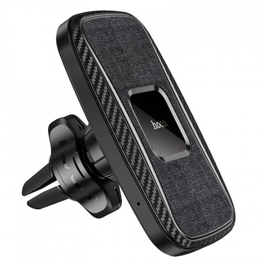 Автотримач з бездротовою зарядкою HOCO CA75 Magnetic - Black Автотримач з бездротовою зарядкою HOCO CA75 Magnetic - Black