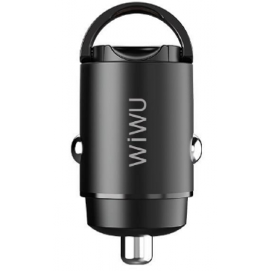 Автомобільне заряджання WIWU Mini Car Charger PC300 (Type-C PD/30W/3A) - Black Автомобільне заряджання WIWU Mini Car Charger PC300 (Type-C PD/30W/3A) - Black