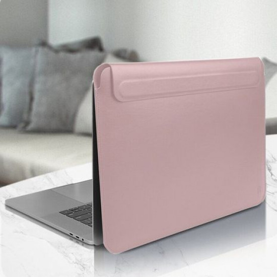 Шкіряний чохол-папка WIWU Skin Pro 2 for MacBook Pro 16 (2019) - Pink Шкіряний чохол-папка WIWU Skin Pro 2 for MacBook Pro 16 (2019) - Pink