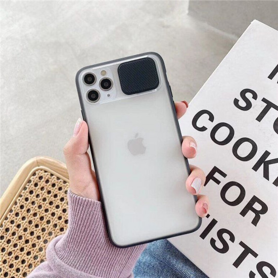 STR Clear Slide Camera Case for iPhone 12/12 Pro - Black STR Clear Slide Camera Case for iPhone 12/12 Pro - Black